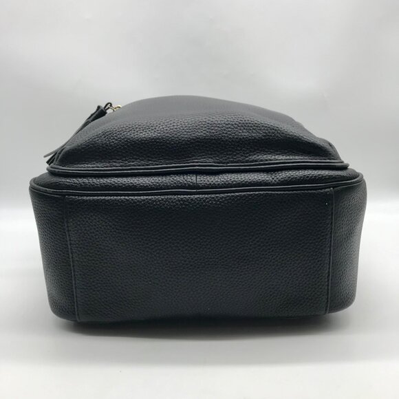 Kate Spade Black Pebbled Leather Chester Street Aveline Backpack